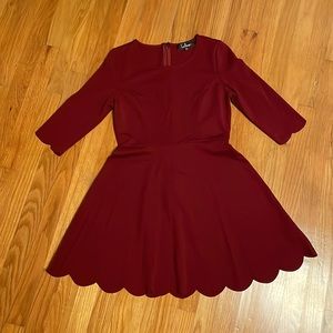 Lulu’s Cumulonimbus Clouds Skater Dress